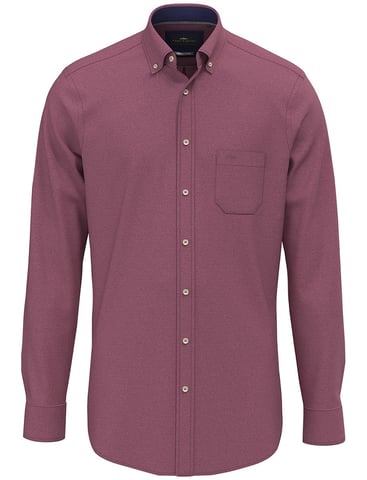 Fynch Hatton Camisa Franela Deep Merlot