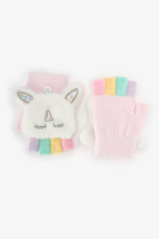 Penti guantes de unicornio para niña