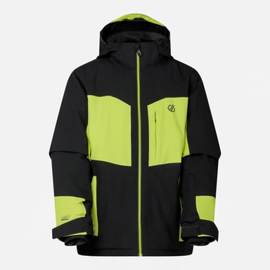 Dare 2B Chaqueta de esquí infantil Rip It (Negro/Wild Lime)
