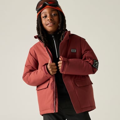 Dare 2B Chaqueta de esquí infantil Shredder II (Rojo rústico)