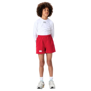 Canterbury Advantage 2.0 Pantalones cortos para niños (Rojo bandera)