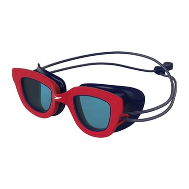 Speedo Gafas de natación Sunny G para niños (azul oscuro/rojo)