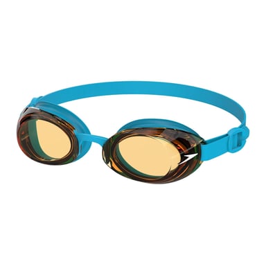 Speedo Gafas de natación infantiles Jet 2.0 (Azul/Naranja)