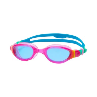 Zoggs Gafas de natación infantiles Phantom con detalles en contraste (Rosa/Turquesa/Azul)