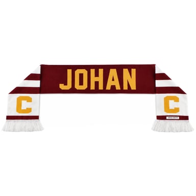 Cruyff Kauf Johan 14 Bufanda burdeos