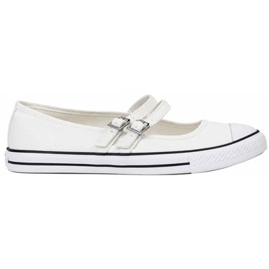 Converse Chuck Taylor All Stary Dainty Mary Jane Mujer Blancas Zapatillas de lona