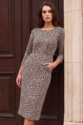 Vestido Petite Animal