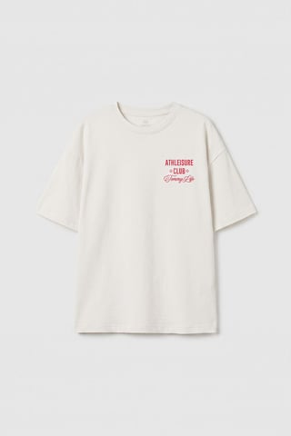 Camiseta de manga corta con cuello redondo
