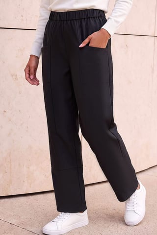 Pantalón Petite con bolsillos de parche