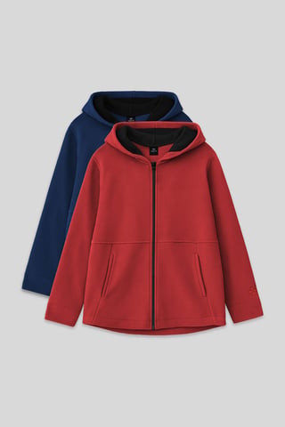 Pack de 2 sudaderas con capucha y cremallera