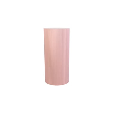 House Vitamin Mesa auxiliar / columna – cilindro MDF rosa claro 30x65cm