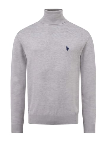 Jersey de cuello alto U.S. POLO ASSN. hombre – 100% algodón con logo bordado