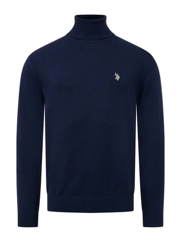 Jersey de cuello alto U.S. POLO ASSN. hombre – 100% algodón con logo bordado