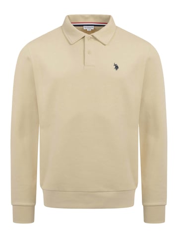 Polo sudadera de manga larga U.S. POLO ASSN. USEthaan hombre – tapeta de botones y logo bordado