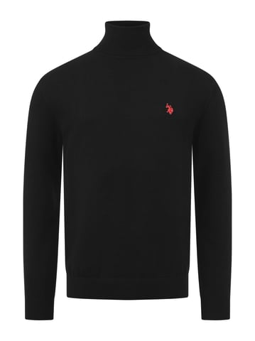 Jersey de cuello alto U.S. POLO ASSN. hombre – 100% algodón con logo bordado