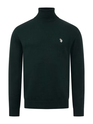 Jersey de cuello alto U.S. POLO ASSN. hombre – 100% algodón con logo bordado