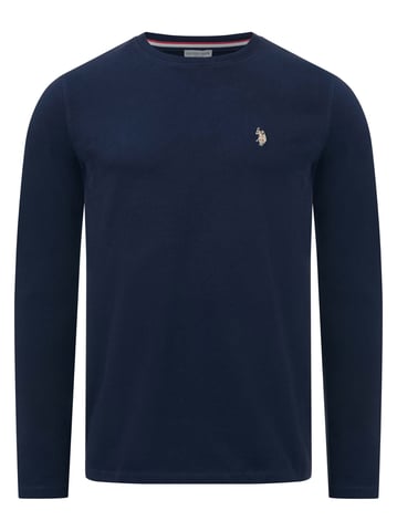 Camiseta de manga larga U.S. POLO ASSN. Luucas hombre – 100% algodón con logo bordado