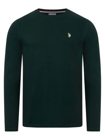 Camiseta de manga larga U.S. POLO ASSN. Luucas hombre – 100% algodón con logo bordado