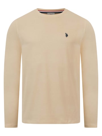 Camiseta de manga larga U.S. POLO ASSN. Luucas hombre – 100% algodón con logo bordado