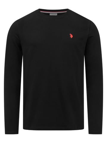 Camiseta de manga larga U.S. POLO ASSN. Luucas hombre – 100% algodón con logo bordado