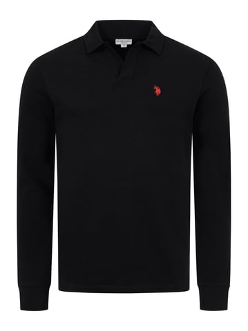 Polo de manga larga U.S. POLO ASSN. hombre – 100% algodón con logo bordado