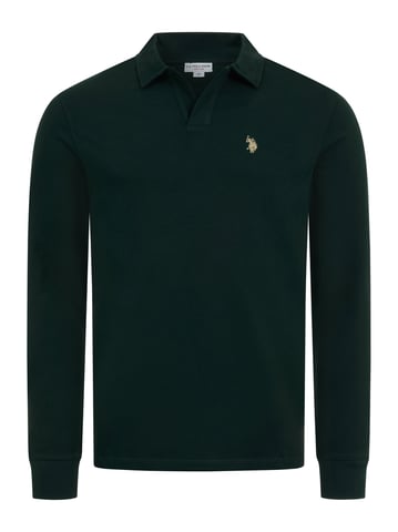 Polo de manga larga U.S. POLO ASSN. hombre – 100% algodón con logo bordado