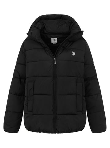 Chaqueta acolchada de invierno U.S. POLO ASSN. mujer – capucha forrada y cuello alto