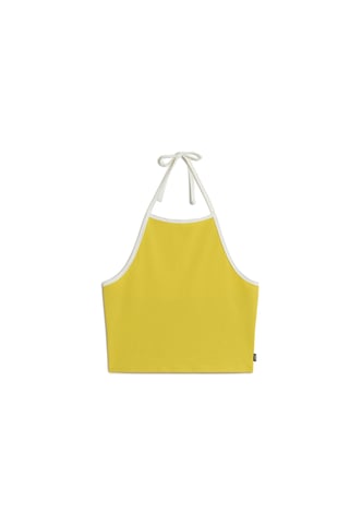 Top halter de cuello alto