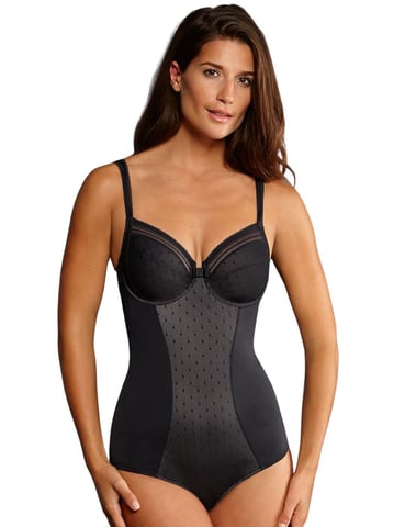 Rosa Faia by Anita Emily Body moldeador con aros - Negro