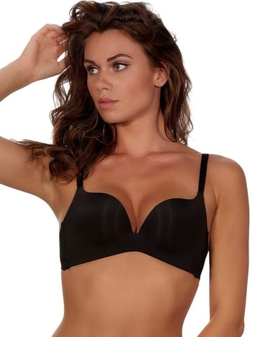 After Eden Sujetador push-up sin aros Basic - Negro