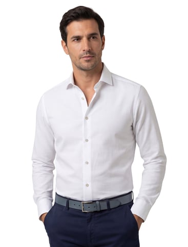 OLYMP Camisa Slim Fit crema