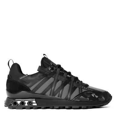 Zapatillas de hombre Cruyff Fearia Hex-Tech en camuflaje negro