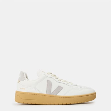 Veja VEJA Bastle Zapatillas deportivas de piel de corte para mujer en Blanco/Gris