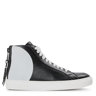 Zapatillas Court Moschino para hombre en negro