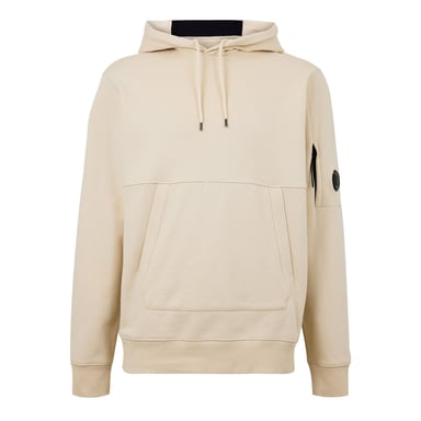 Sudadera con capucha de hombre Micro Lens de C.P. Company con diseño de poner por la cabeza en Frozen Dew 114