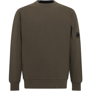 Sudadera de cuello redondo para hombre C.P. Company Lens en Ivy Green 683