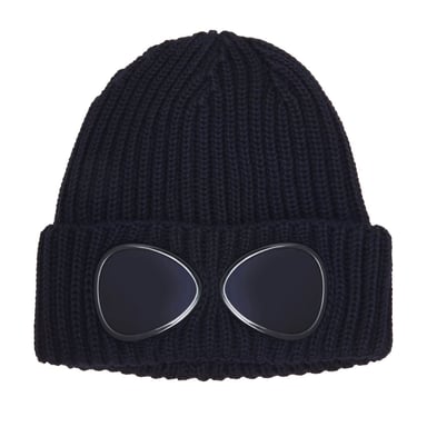 Accesorios C.P. Company Goggle Beanie en Navy 888