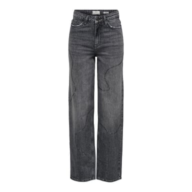 Jacqueline de Yong sandra hw stone vaqueros rectos d 15379730 denim gris medio