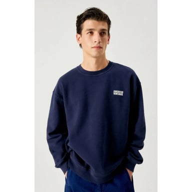 American Vintage Mpli03b sudadera Plizzy Navy