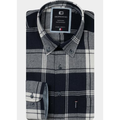 Giordano Camisa de hombre Dino Twill Big Check 627306/60