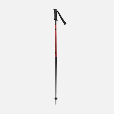 Rossignol Tactic bastones de esquí negros y rojos para hombre -