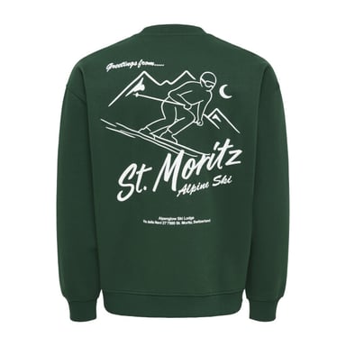 Only & Sons Onsbejmo Morits Jersey de manga larga de cuello redondo y corte relajado