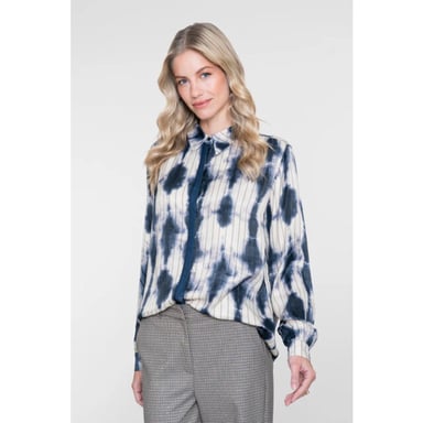 Geisha 63902-20 685 blusa azul oscuro/ecru