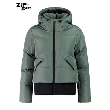Protest chaqueta de nieve preppy con zip-shift chaqueta de esquí para mujer -