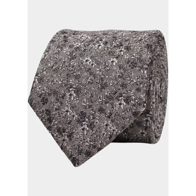 Tresanti Corbata Gris GLAUCO con flores silvestres TRTIKE470/201