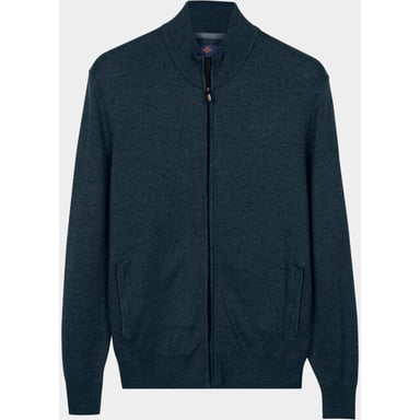 Baileys Cárdigan de hombre con cremallera All-Over 2-Tone 622009/645