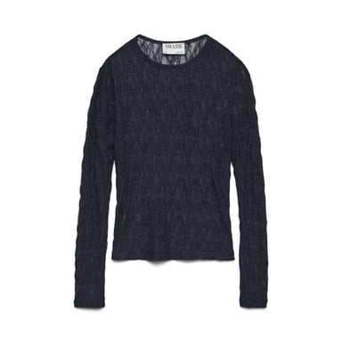 Vero Moda awtessy ls o-neck lace top noos 10334538 night sky