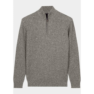 Baileys Half Zip jersey de estructura retorcida integral 628445/985