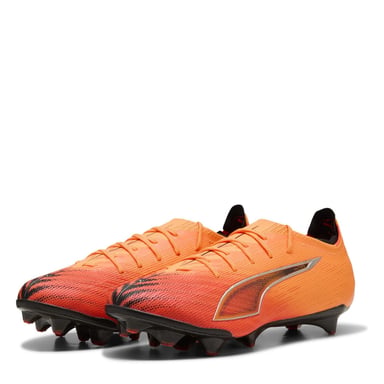 Botas de fútbol Puma Ultra 6 Carbon para hombre con suela para terreno firme en Heat Fire-Pum