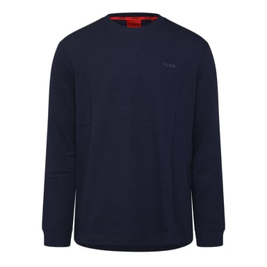 Camiseta de pijama de manga larga para hombre Hugo en azul marino